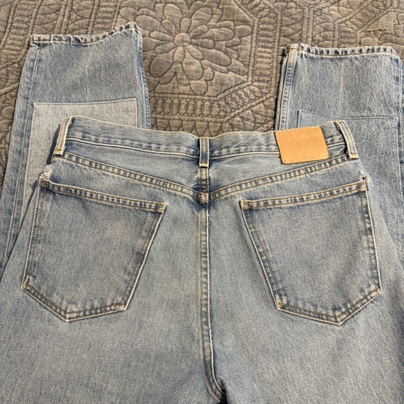 B Sides Patchwork Straight Leg Ankle Jean. Size 27 - Picture 10 of 17